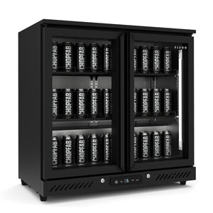 Getränkekühlschrank 210L schwarz