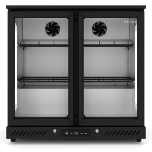 Getränkekühlschrank 210L schwarz