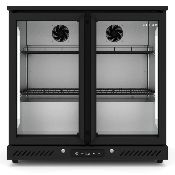Getränkekühlschrank 210L schwarz