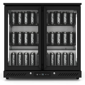 Getränkekühlschrank 210L schwarz