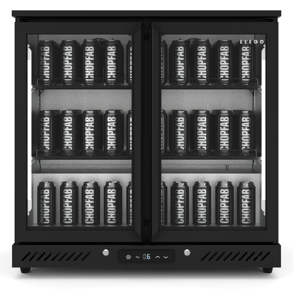 Getränkekühlschrank 210L schwarz