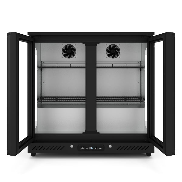 Getränkekühlschrank 210L schwarz