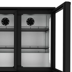 Getränkekühlschrank 210L schwarz