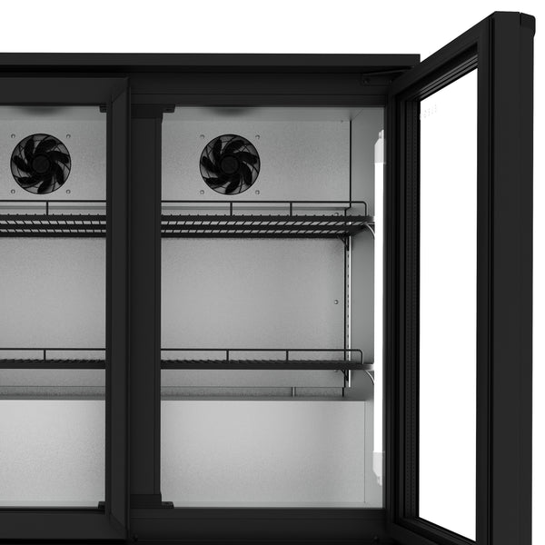 Getränkekühlschrank 210L schwarz