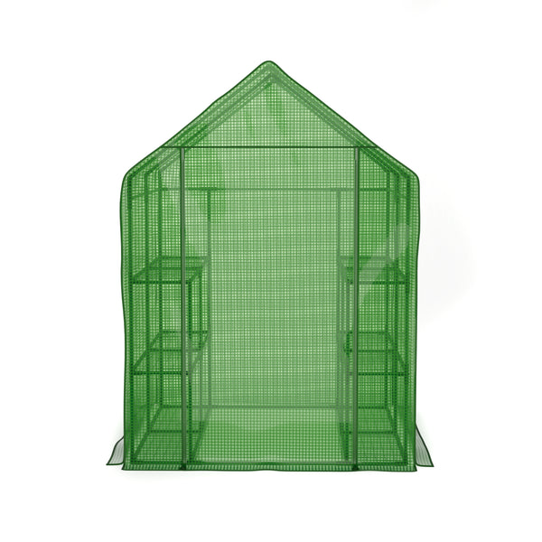 Gewächshaus 143 x 143 x 195 cm mit 6 Ablagen