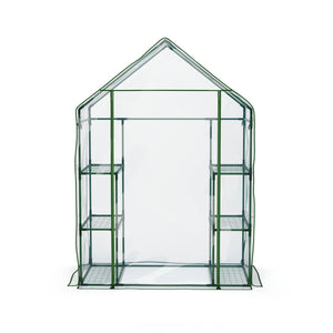 Gewächshaus 143 x 73 x 195 cm mit 6 Ablagen
