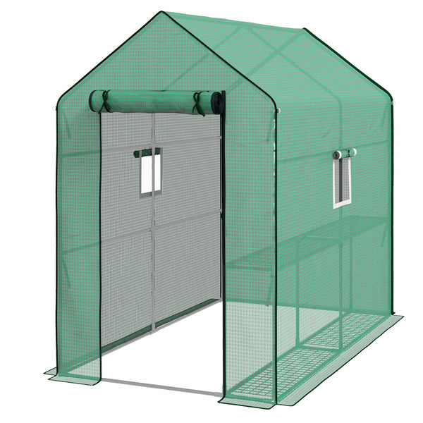 Gewächshaus Blache 140x213x190cm Ersatz-Folie für Gewächshaus