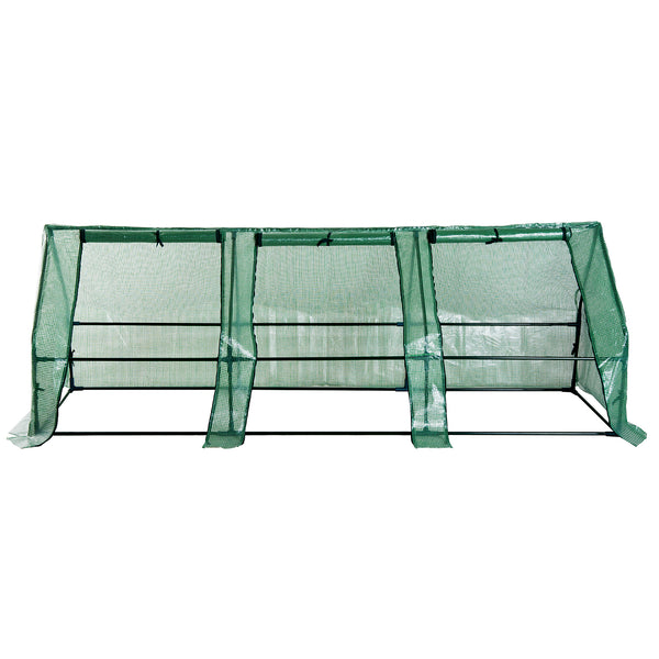 Gewächshaus Folientunnel Frühbeet 270 x 90 x 90 cm