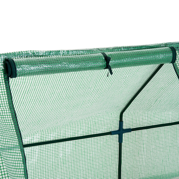 Gewächshaus Folientunnel Frühbeet 270 x 90 x 90 cm