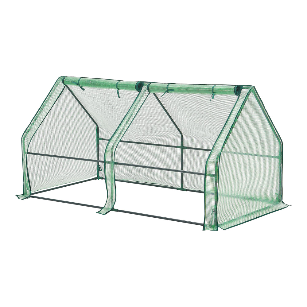 Mini serra Nissewaard 180x90x90 cm Rete Verde