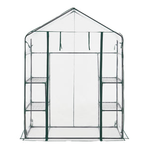 Gewächshaus Hoorn mit Ablagen 140x73x195cm