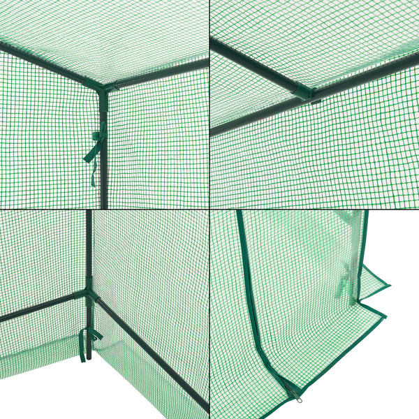 Gewächshaus Tomatenhaus Vlaardingen 198x78x200cm Grün