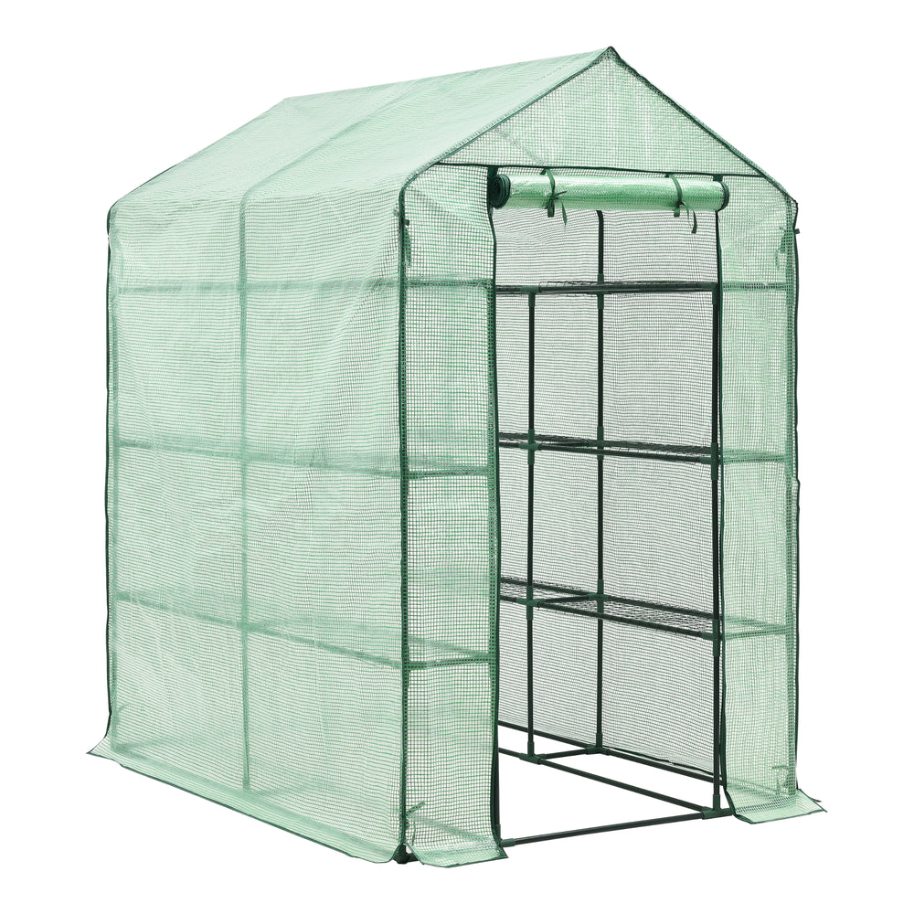 Serra Vale con ripiani, 120x170x194cm, verde