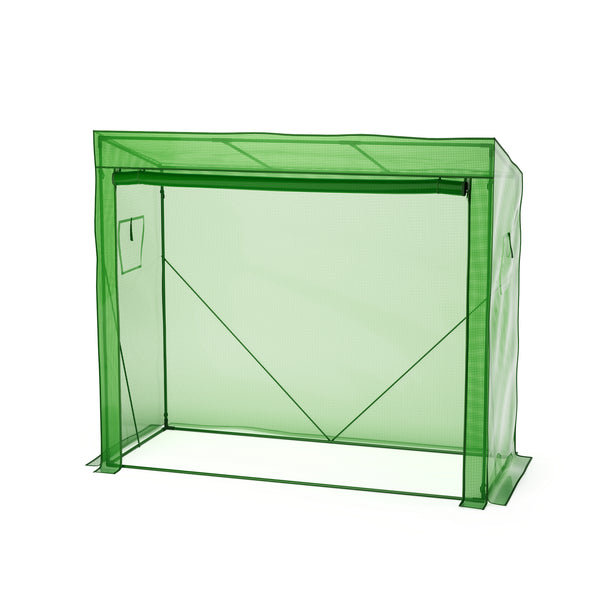 Gewächshaus grün 200 x 80 x 173 cm