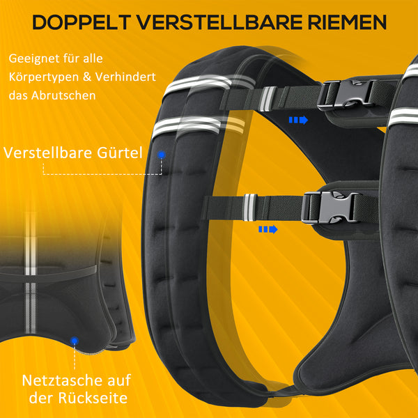 Gewichtsweste 5kg Trainingsweste Laufweste
