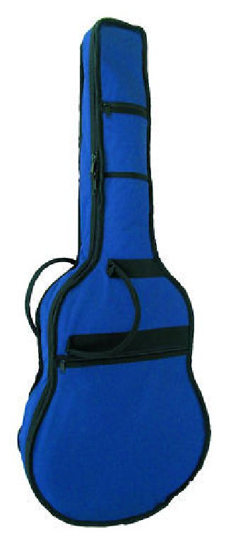 Gitarrentasche 4/4 gepolstert 10mm Blau