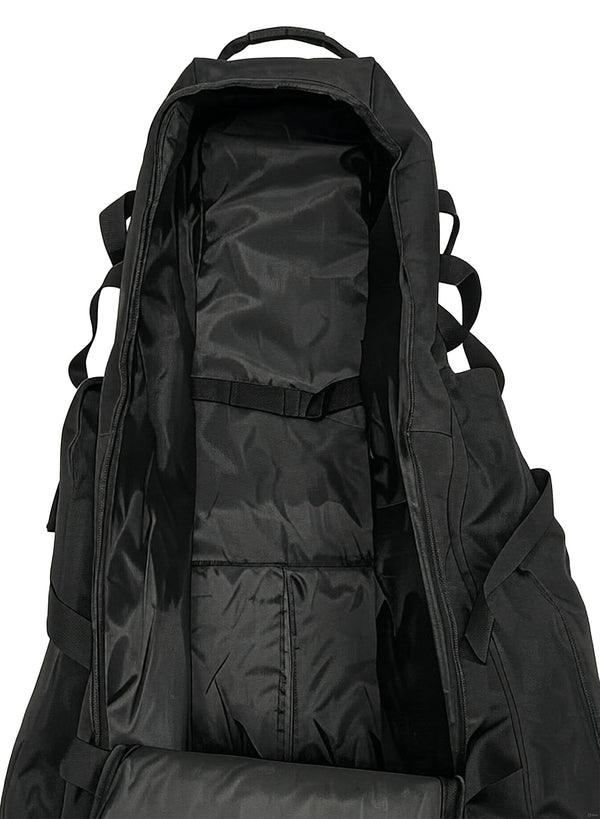 Golf Reisetasche mit Rollen schwarz