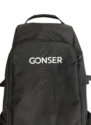 Golf Reisetasche mit Rollen schwarz