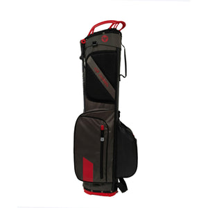 FastFold Golftasche Standbag ENDEAVOR 2.0 schwarz/rot
