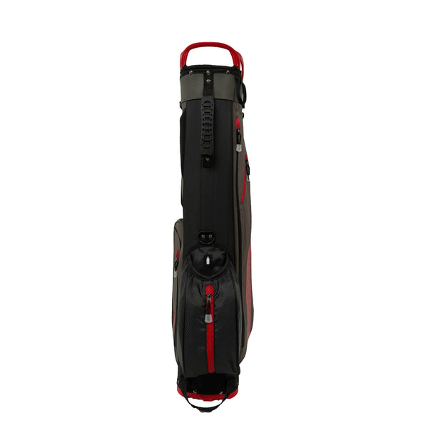 FastFold Golftasche Standbag ENDEAVOR 2.0 schwarz/rot