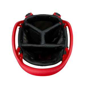 FastFold Golftasche Standbag ENDEAVOR 2.0 schwarz/rot