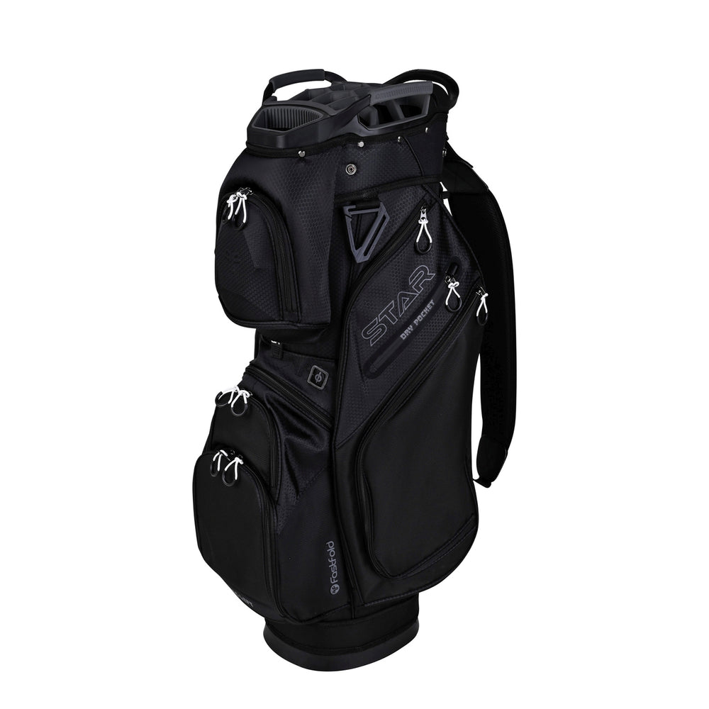 FastFold STAR Cartbag Golftasche schwarz