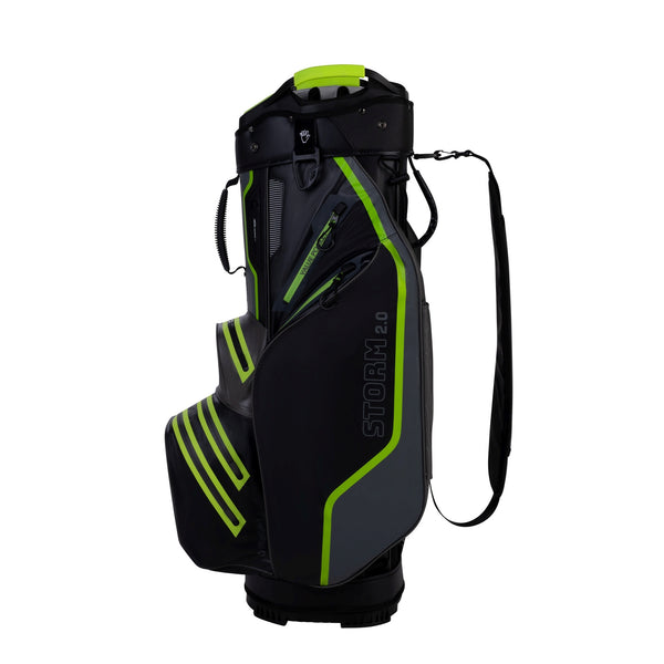 FastFold Cartbag Ultra Dry STORM 2.0 Golftasche wasserdicht schwarz/grün