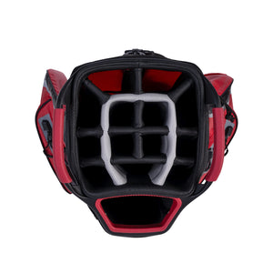 FastFold Cartbag Ultra Dry STORM 2.0 Golftasche wasserdicht rot/schwarz
