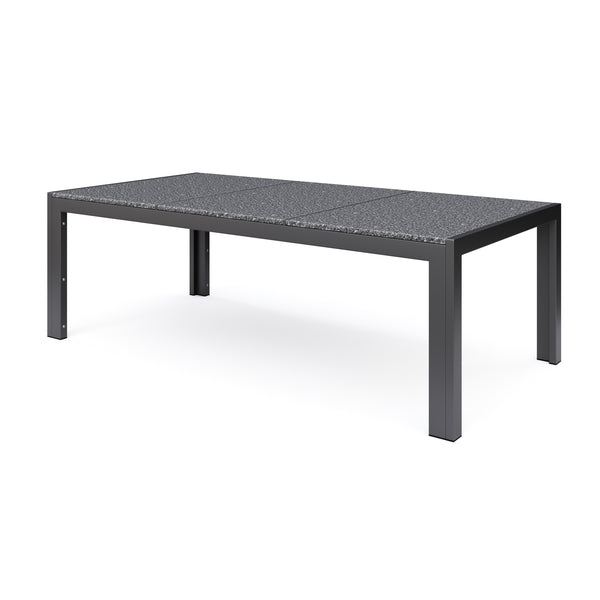 Granittisch 190 x 95 x 75 schwarz