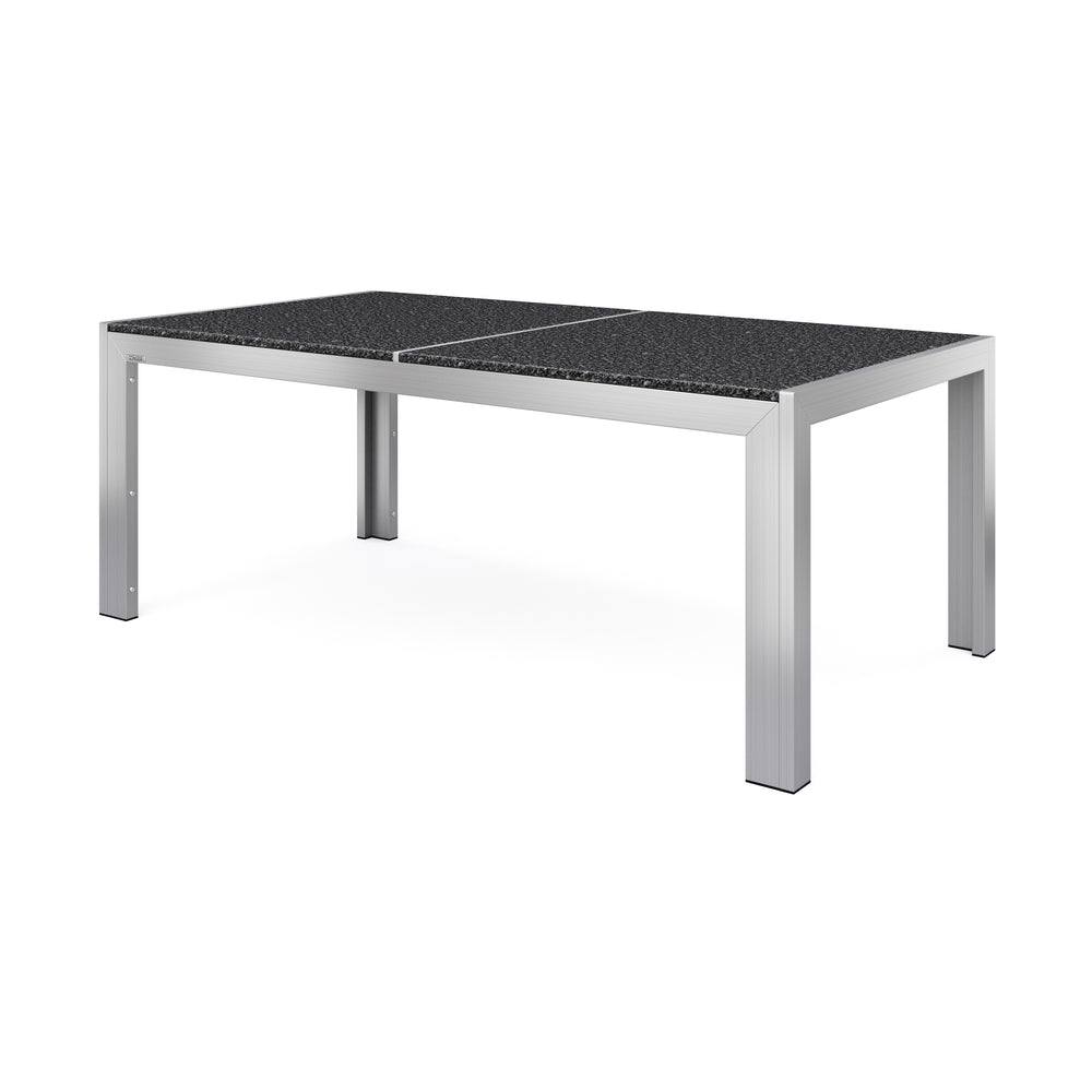 Granite table 180 cm with stainless steel