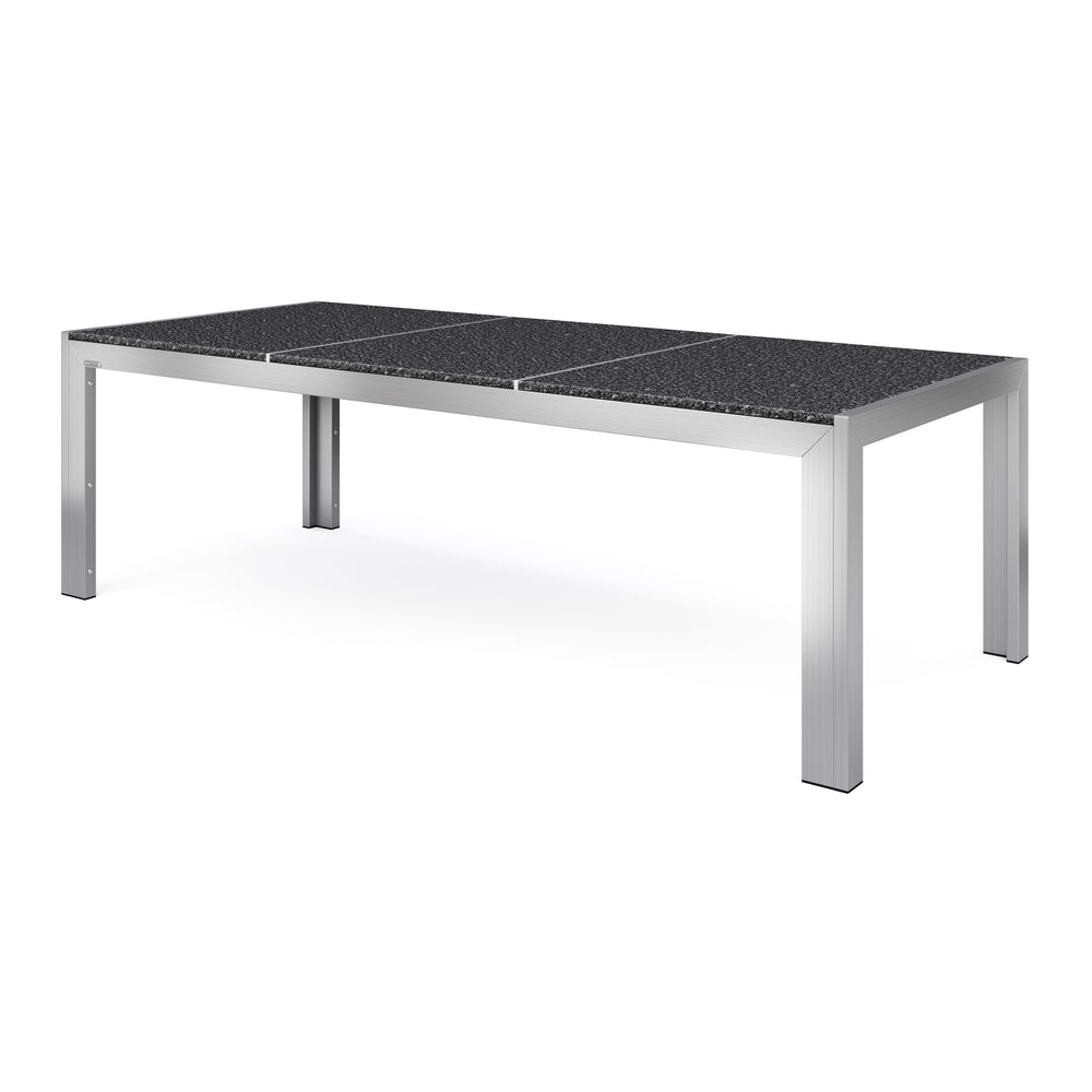 Granite table 220 cm with stainless steel