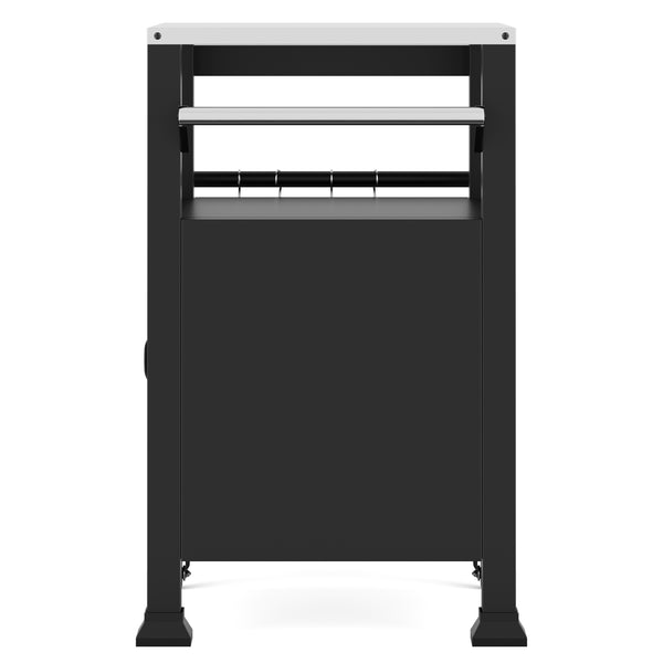 Grill Beistellltisch 1-türig schwarz