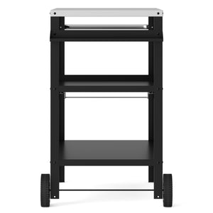 Grill Beistellltisch 104 x 51 x 89 cm schwarz