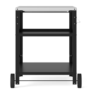 Grill Beistellltisch 113 x 64 x 84 cm schwarz