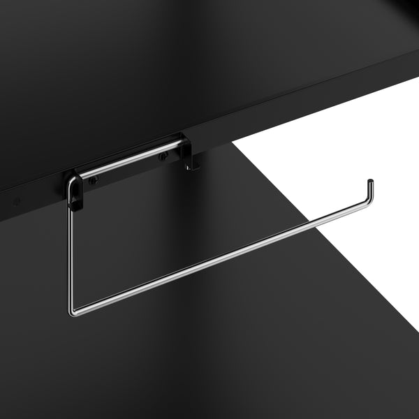 Grill Beistellltisch 113 x 64 x 84 cm schwarz