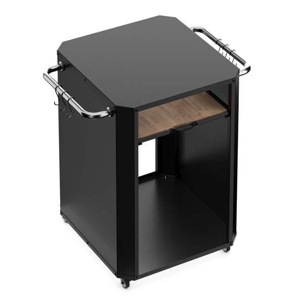 Grill Beistellltisch 60 x 60 x 81 cm schwarz