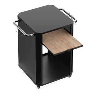 Grill Beistellltisch 60 x 60 x 81 cm schwarz