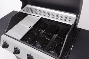 Grillplatte Edelstahl 44 x 22.5 cm