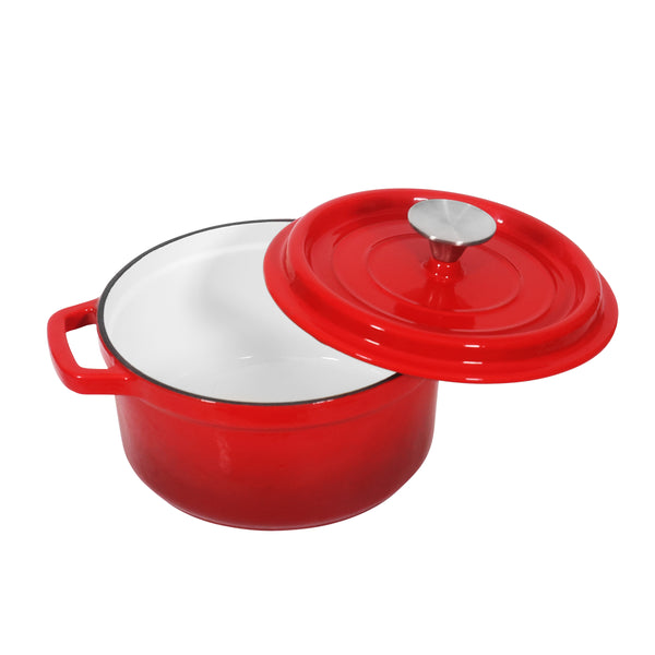 Casserole en fonte rouge 2,3 L