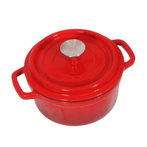 Casserole en fonte rouge 2,3 L