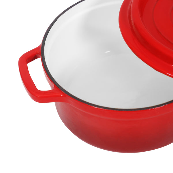 Casserole en fonte rouge 2,3 L