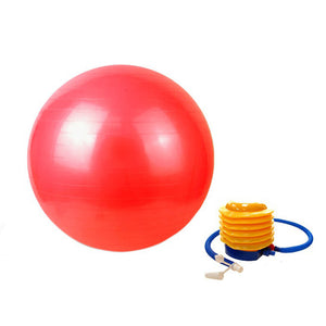 Exercise ball 75 cm red incl. pump
