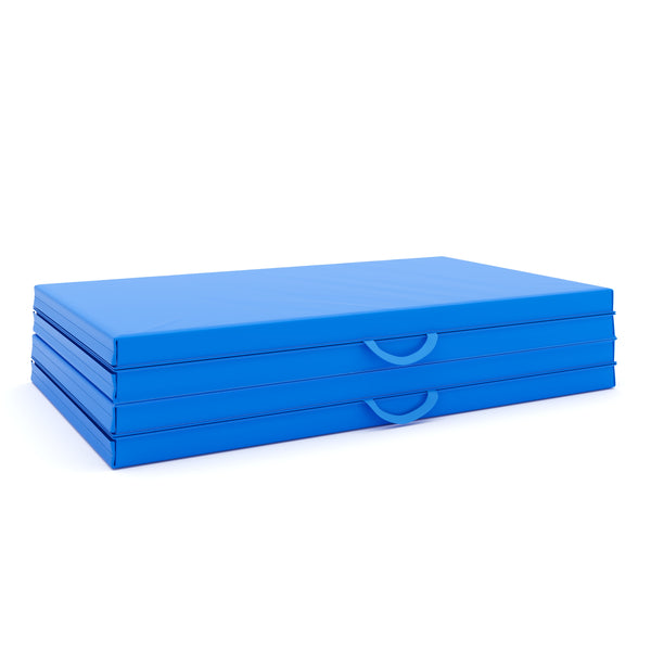 Foldable gymnastics mat