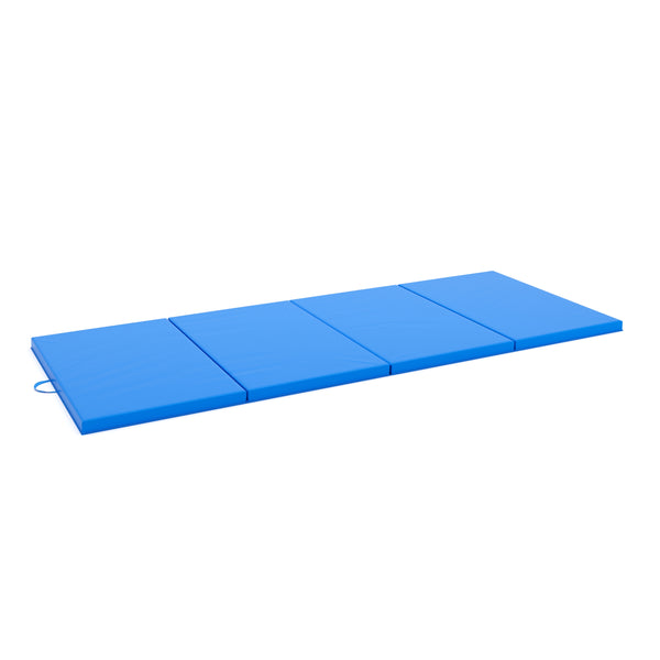 Foldable gymnastics mat