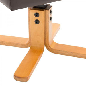 Relaxsessel mit Hocker und Stauraum Fernsehsessel mit Liegefunktion 360° drehbarer Braun