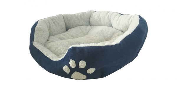 Hundebett 60 x 55 x 15 cm blau