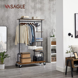 Porte-manteau VASAGLE à 5 étagères