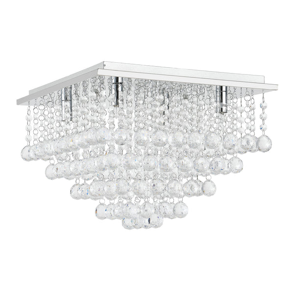 Kristall Deckenlampe Deckenleuchte 38x38cm Lüster