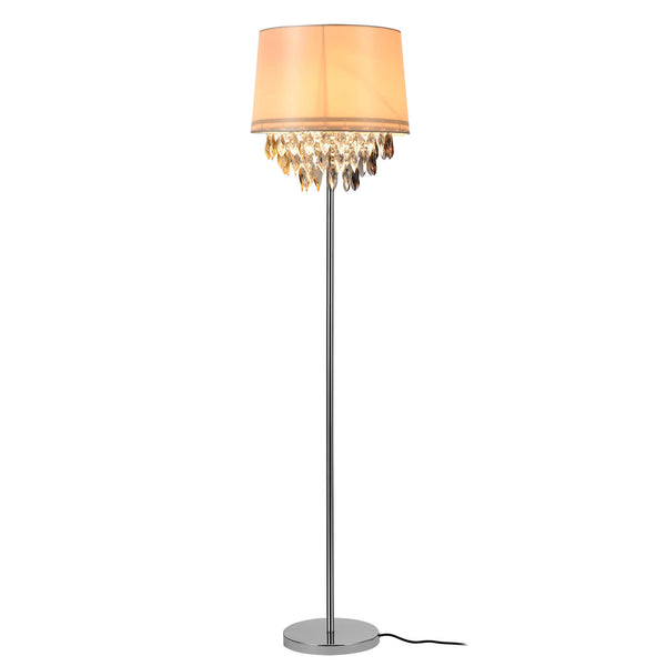 Stehlampe 165 x D:40cm Weiss