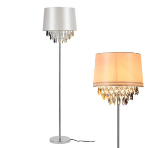 Stehlampe 165 x D:40cm Weiss